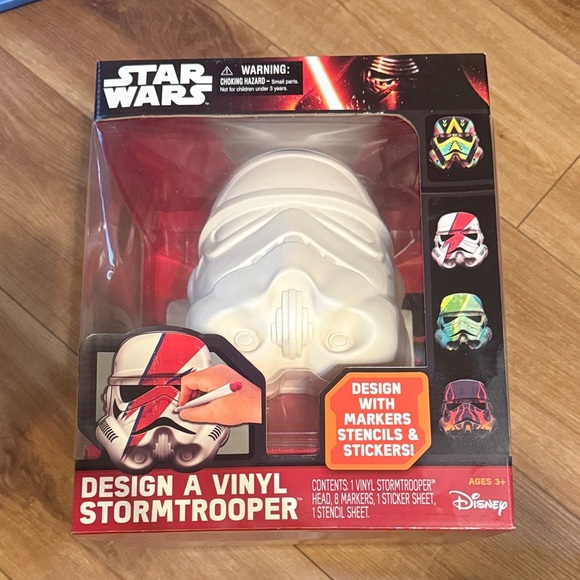 Disney Star Wars Design a Vinyl Stormtrooper - Red and White - Picture 1 of 2